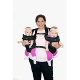 Stuff 4 Multiples TwinTrexx 2 Twin Baby Carrier, Black